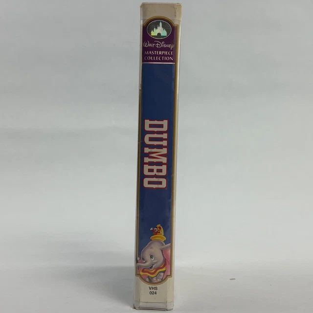 DISNEY DUMBO VHS Masterpiece Collection Clamshell Case 024-7 NTSC G ...