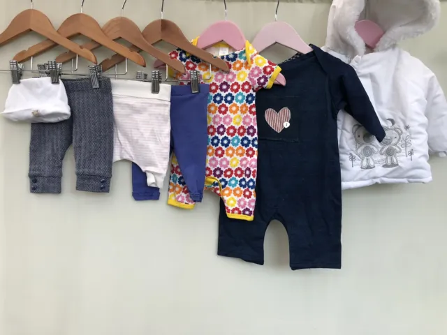 Baby Girls Bundle Of Clothes Age 0-3 Months Next F&f Tu Mini Club