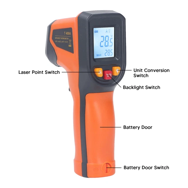 Industrielles Thermometer Mit Digitalanzeige Digitales IR-Thermometer