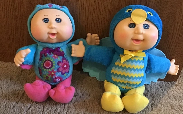 Cabbage Patch Kids Cuties Lot Of 2 Archer Owl & Friends Around The World Owl