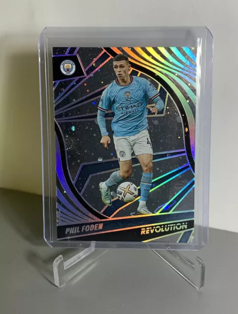 Phil Foden /25 Cosmic SP 2022/23 Panini Revolution Soccer EPL Manchester City