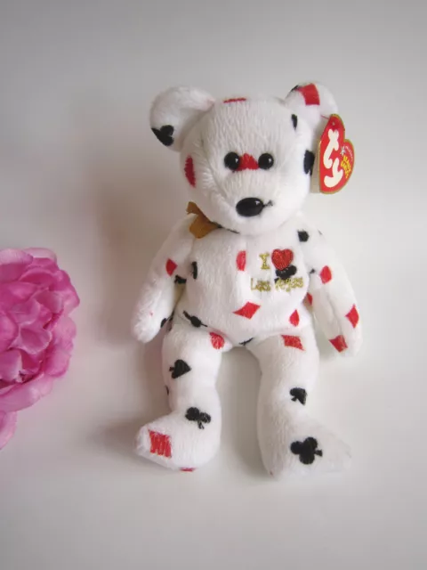 TY Beanie Bears *I love Las Vegas* from Las Vegas, USA.8''.