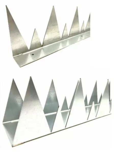 Security WALL SPIKES  Galvanized Steel Wall Gate & Fence Security. 850mm Long