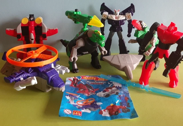 MC DONALD'S Happy Meal Trasformers serie miste 6 pezzi con cartine-  HM05