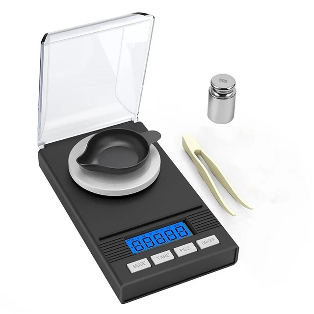 PRECISION SCALE 0.001G x 50G, Weight Milligrams Scale, Kitchen ...