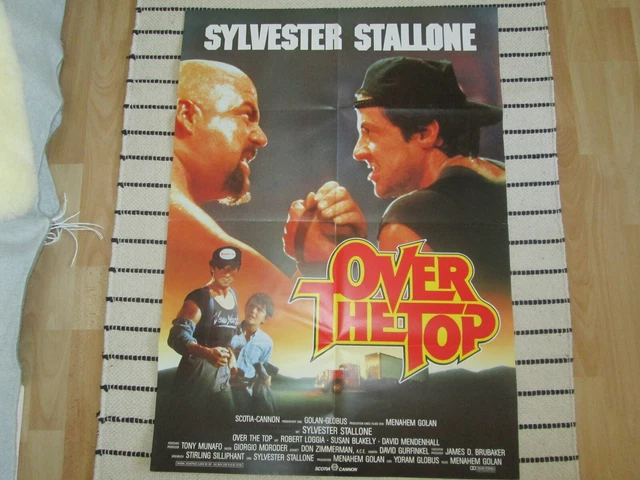 ORIGINAL FILMPLAKAT OVER nthe Top Sylvester Stallone von 1987, A1 ...