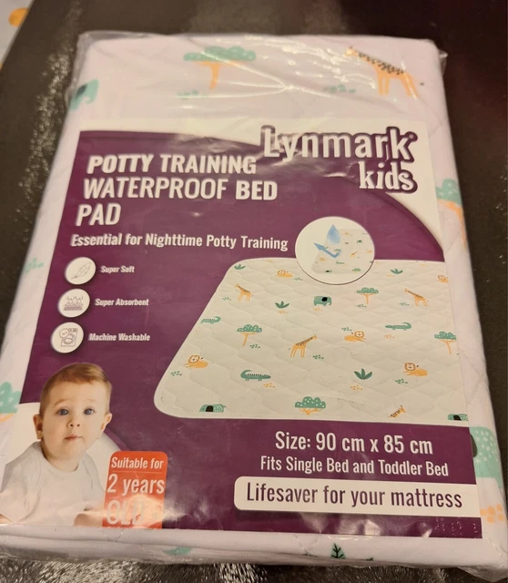 Töpfchen Trainingsbettunterlage, Matratzenschutz für 100 % kleine Single, Einhorn