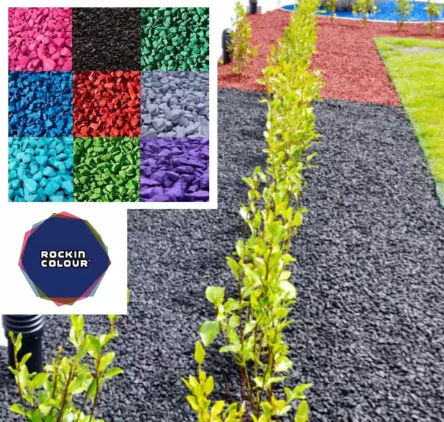 Rockin Colour Dekorativer Garten Steine Farbig Kies Lebendige Farben 15kg