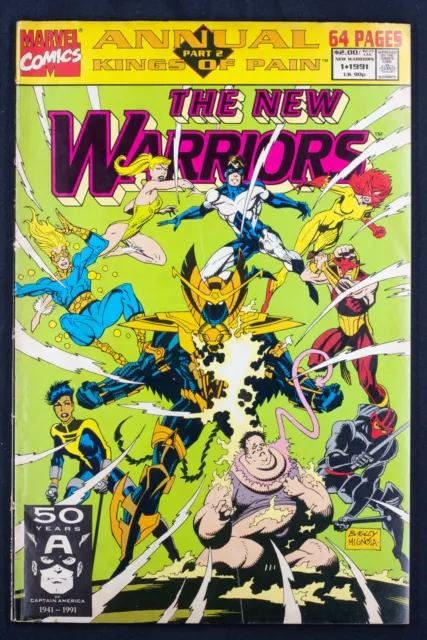 The New Warriors Annual #1 Kings of Pain Part 2 (Marvel, 1991) 64 Pages