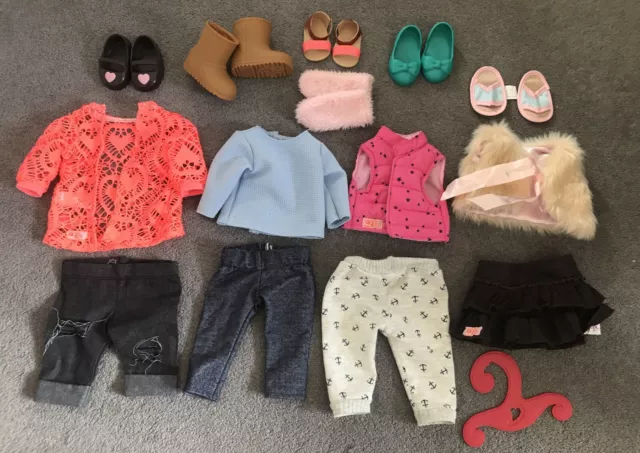 Our Generation ~ Range of Doll Clothing ~ Shoes ~ Trousers ~ Gilets