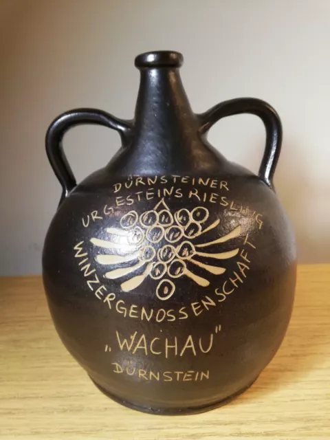 alter Weinkrug Keramik, 2-Henkel-Krug, Wachau