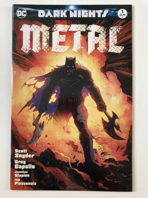 Dark Nights Metal 1 Greg Capullo Scott Snyder Comic Sketch Art Color Variant Nm