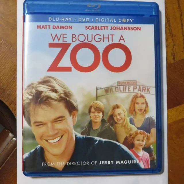 We Bought A Zoo: (Blu-Ray & DVD) Matt Damon Scarlett Johansson