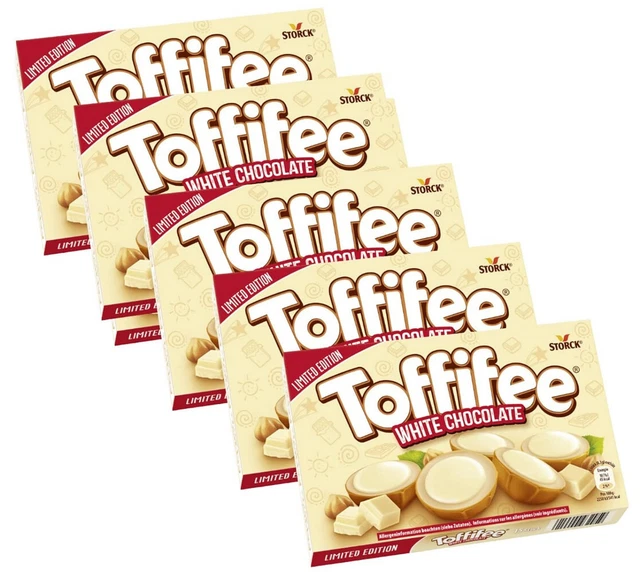 5X STORCK TOFFIFEE White Chocolate Limited Edition 125g MHD 01.05.2024 ...
