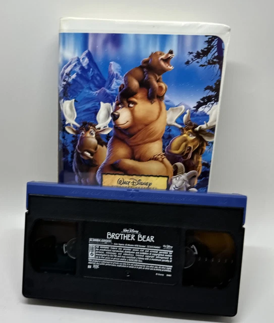 BROTHER BEAR 2003 Walt Disney Animated Movie VHS Video Tape Clamshell
