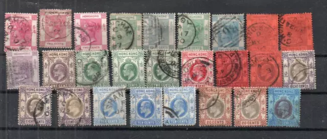 Hong Kong Queen Victoria to King Edward VII Stamps Used  See Scan HK6