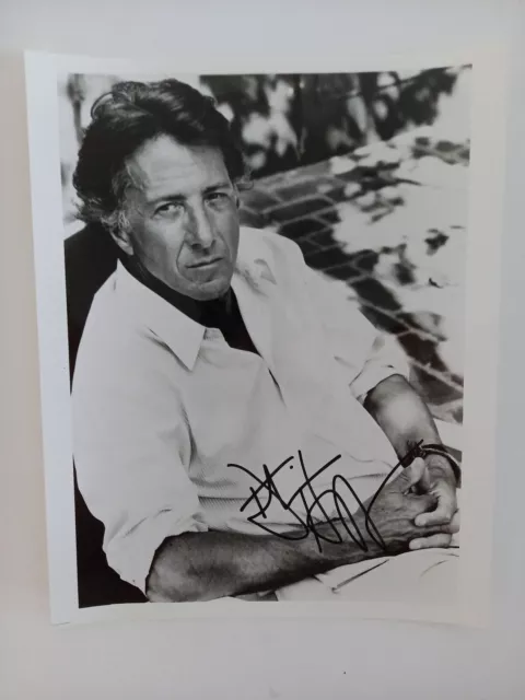 Dustin Hoffman - Großformat - original Autogramm - ca. 25x20cm - Foto