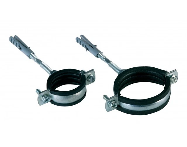 METAL PIPE CLAMP with Rubber Steel Tube Holder Bracket Gas Water Copper