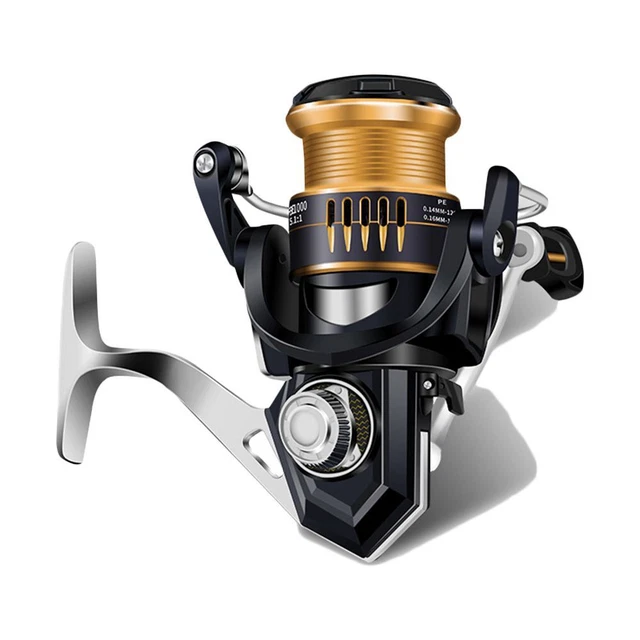 1 Luya Métal Roue de rotation Moulinet de pêche en mer Caster Moulinet de pêche 12