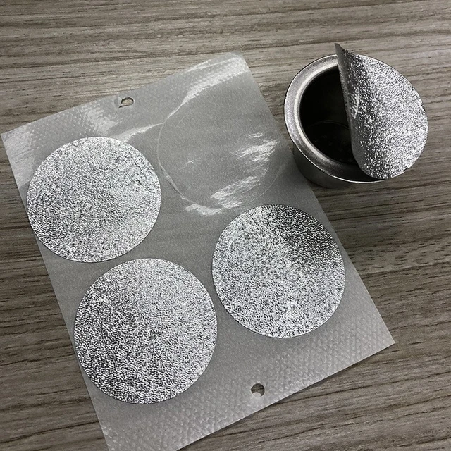 100 pièces capsules rechargeables gousses d'étanchéité autocollants-couvercl