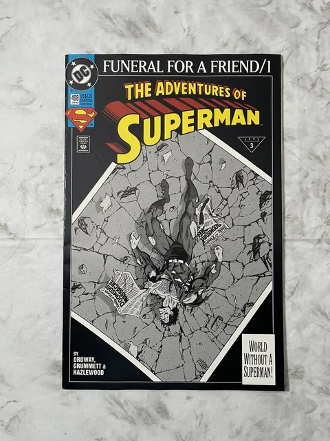 Adventures Of Superman #498 (Jan 1993) , DC Comics Funeral For A Friend /1