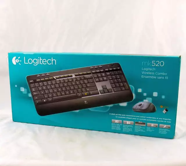 Logitech MK520 Wireless Keyboard and Mouse Bundle New In Box