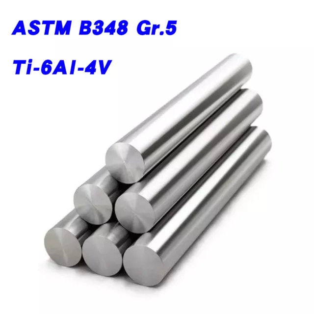 1PC 16mm Dia .63"x12"Grade 5 Titanium Rod Round Bar Ti 6Al-4V Alloy 5/8 inch