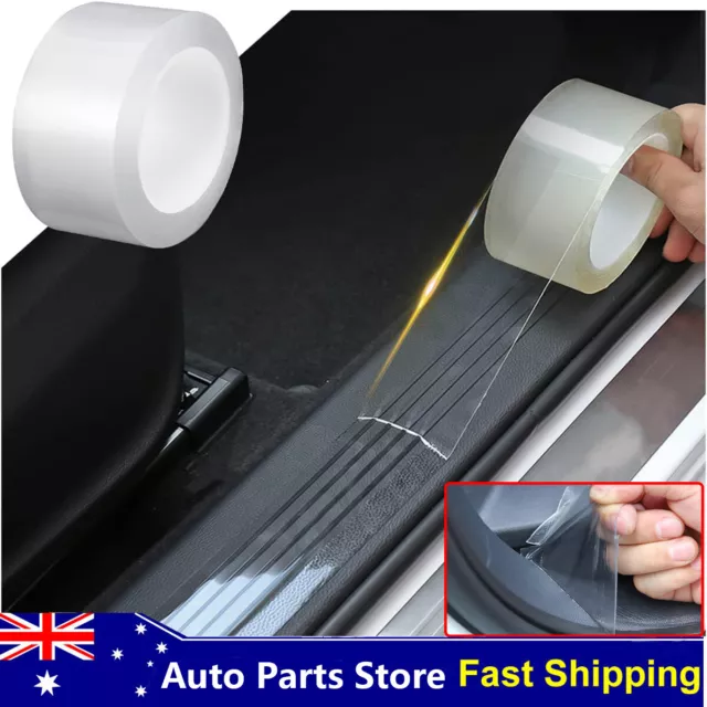 Transparent Sticker Protector Sill Scuff Cover Anti Scratch Strip Car Door Body