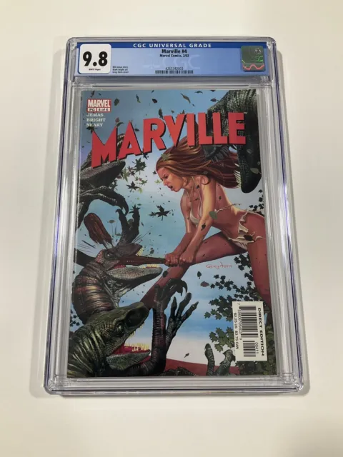 Marville 4 CGC 9.8 White Pages Marvel Comics 2003