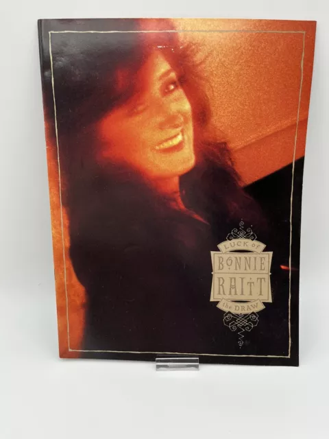 Bonnie Raitt Concert Program 1991 Luck of the Draw Tour VGC