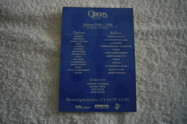 Carte Postale Publicitaire  Opera De Paris