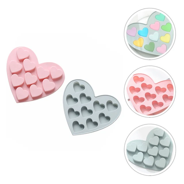 2 piezas moldes de silicona molde de silicona para hornear boda molde para dulces molde para pudín