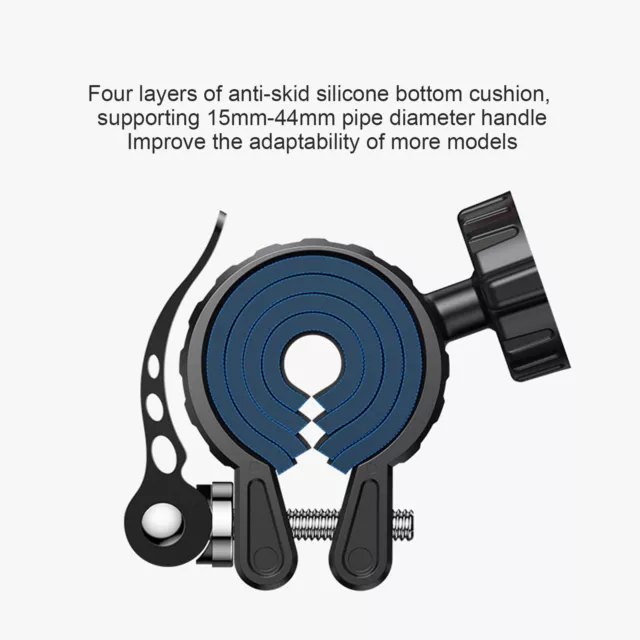 Mountain Bike Phone Holder 360-degree Rotation Phones Fixing Handlebar/rearview 3