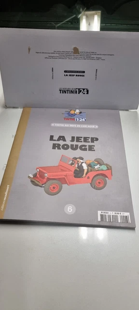 1/24 HACHETTE TINTIN Voiture La Jeep Rouge EUR 45,00