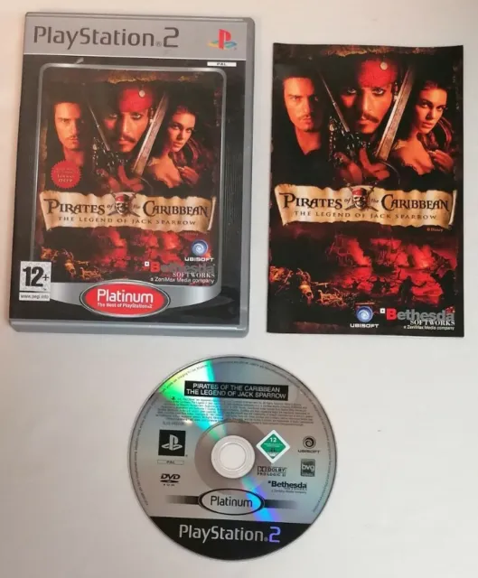 VIDEO GAME - Playstation 2 PS2 Pirates Legend Of Jack Sparrow Game PAL Boxed