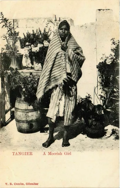 CPA AK TANGER A Moorish Girl MAROC (824791)