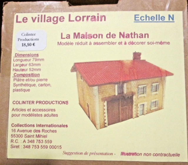 Colinter Productions - Echelle N - La Gare d'Haudiocourt - type Est à 2
