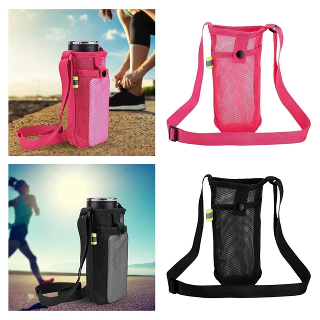 Sac De Transport Pocket Outdoor Camping Bottle Holder Pouch Camping Noir+Sac De