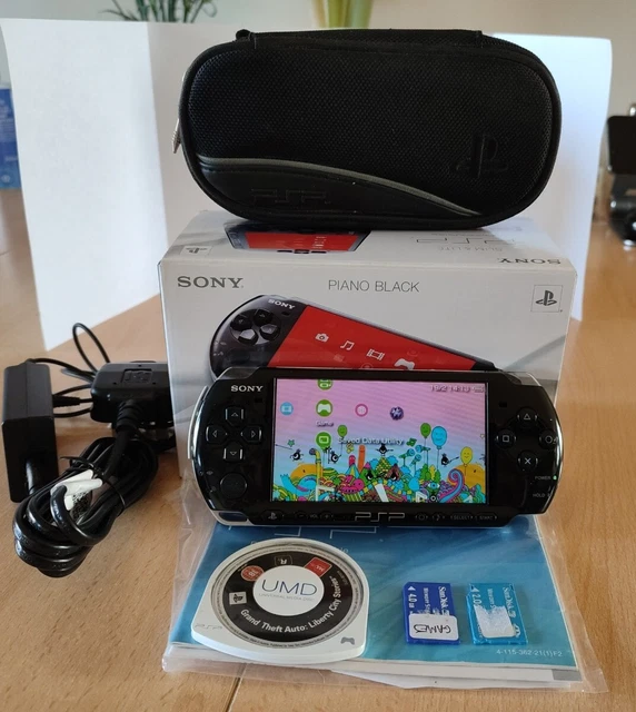 Sony PSP 3000 Pianoforte Nero, In Scatola Ottime Condizioni con Accessori.