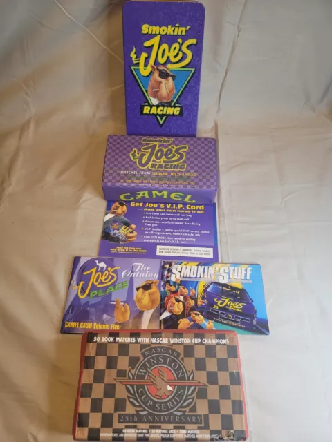 Vin 1994 RJ Reynolds Smokin Joes Racing Tin with Unopened Matches W/ Cup Matches