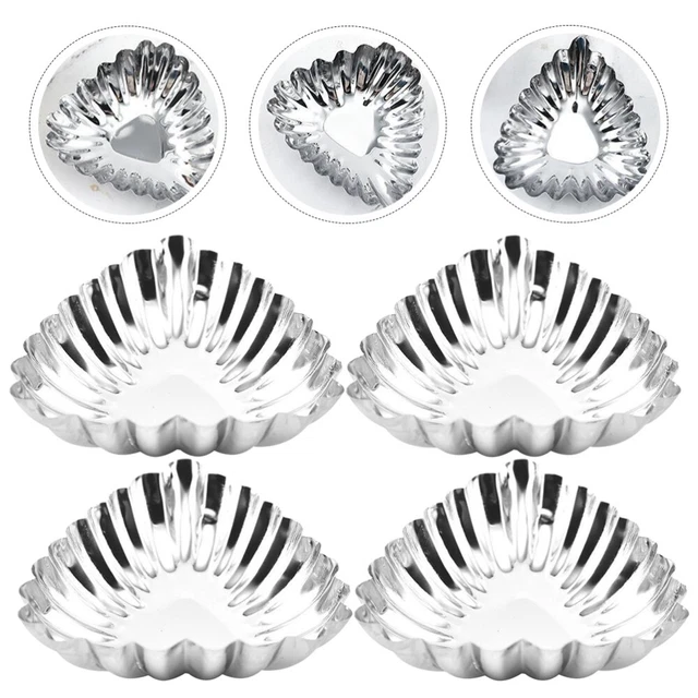 20 pz stampo per torta all'uovo in acciaio inox mini padella stampo da forno