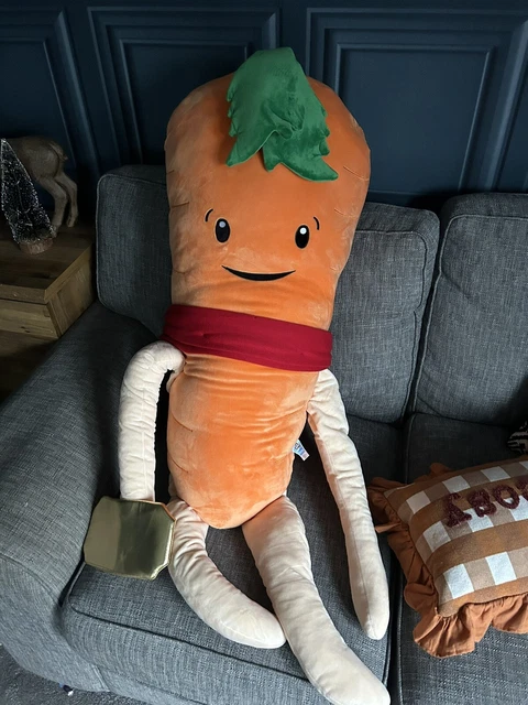 LIMITED EDITION JUMBO Kevin the Carrot Plush with Golden Ticket