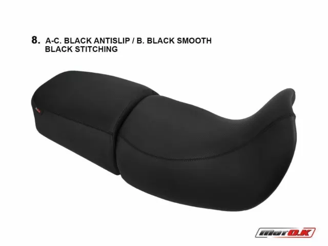 Triumph Tiger 955 2005 MotoK Sella Cover antiscivolo waterproof black Stitching