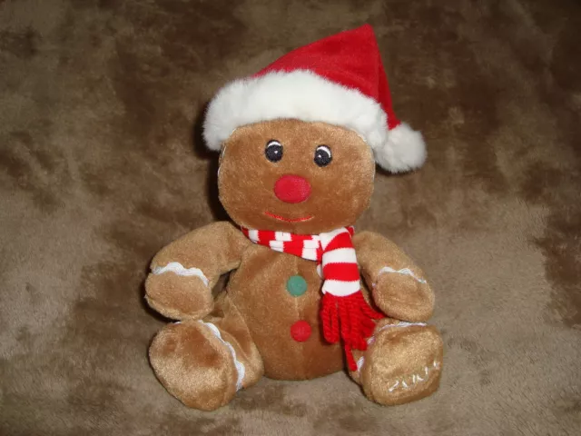 Sears Exclusive Charity 2004 Christmas Gingerbread Plush Beanbag Ginger Bell 6"