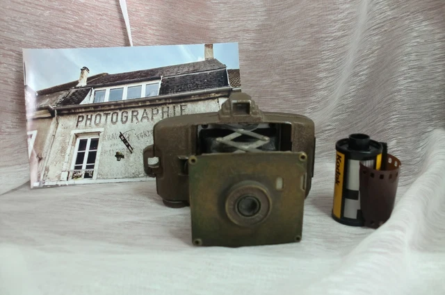 Appareil Photo Miniature Toyoca Espion – Jouet Vintage XXe Siècle, Déco Rétro