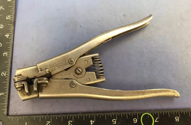 VINTAGE E - Z wire stripper Tool made by J.B.Hyde & Co. £19.95