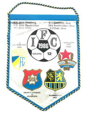FC Carl Zeiss Jena Pennant International Football Cup 1986 Pennant #110 