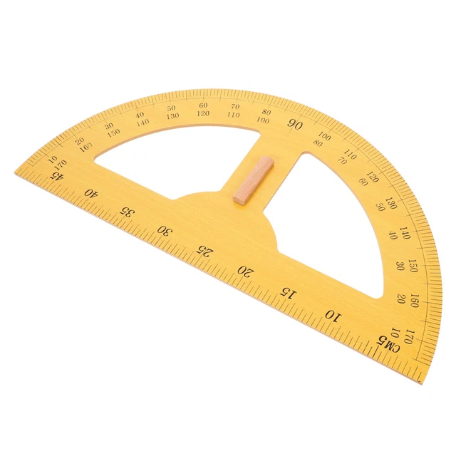 GIANT PROTRACTOR SEMI-CIRCLE Angle Protractor Measuring Tool 180 Degree ...