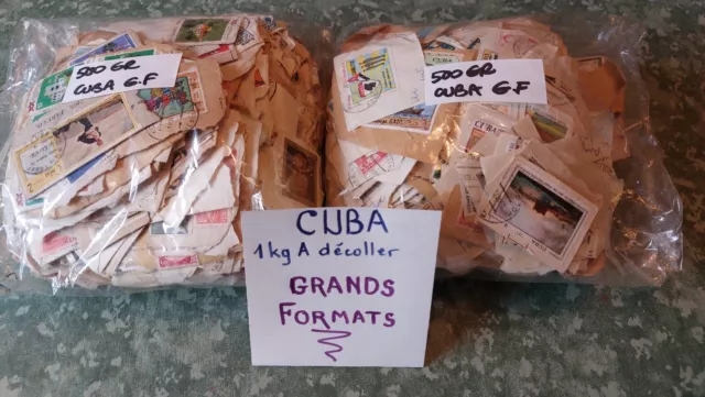 PAYS des CARAIBES Vrac de 2 fois 500 G sur Fragments mais GRANDS FORMPATS