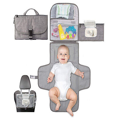 Portable Waterproof Nappy Changing Pad Travel Baby Cover Mat Folding Diaper Bags